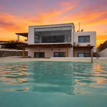 Luxury Frankie Mykonos Private Pool&jacuzzi Villa Kalafati